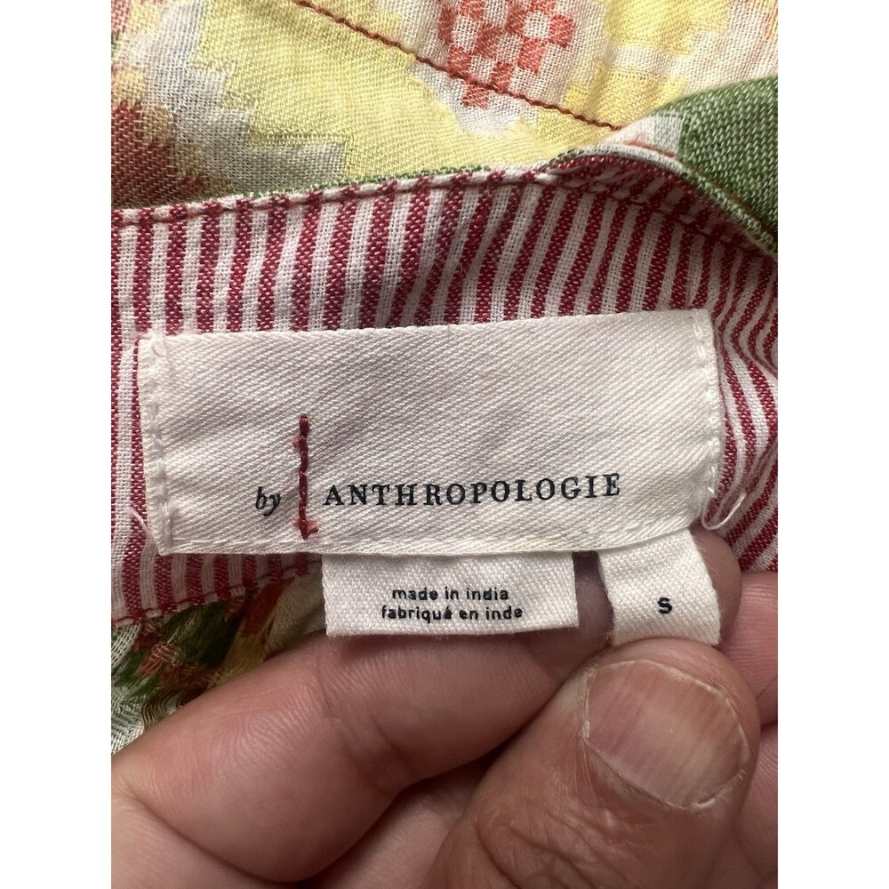 Anthropologie Marta Cropped Swing Tank Women Square Neck Size Small - Picture 7 of 9